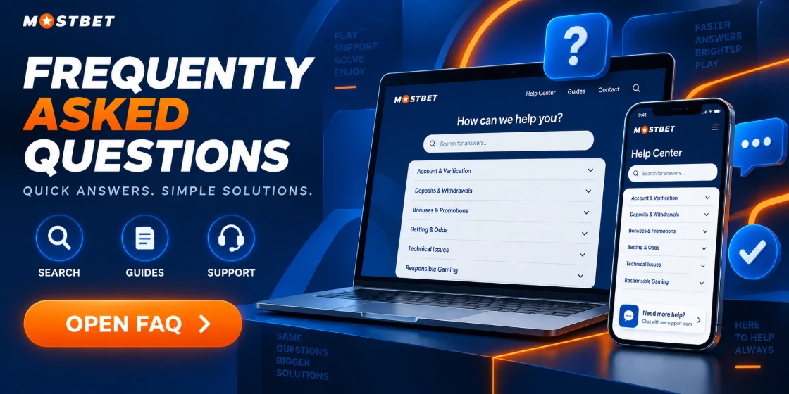 Mostbet FAQ – konto, płatności, bonusy i problemy techniczne